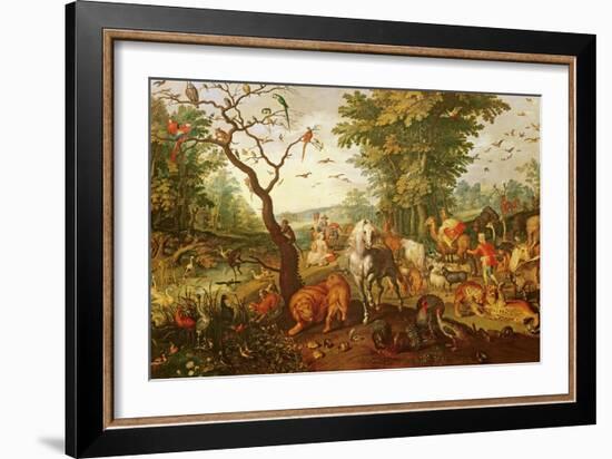 Noah's Ark, after 1613-Jan Brueghel the Elder-Framed Giclee Print