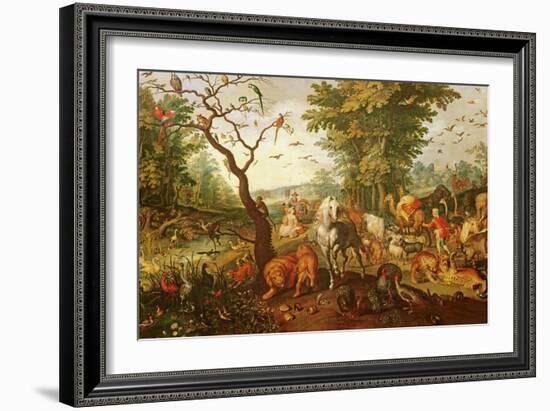 Noah's Ark, after 1613-Jan Brueghel the Elder-Framed Giclee Print