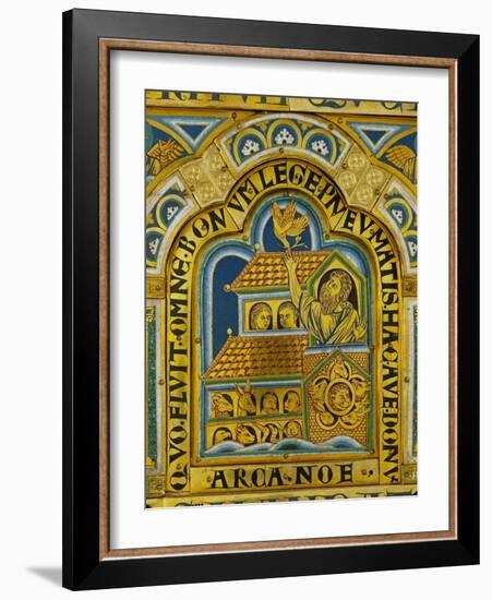 Noah's Ark and the Return of the Dove-Nicholas of Verdun-Framed Giclee Print