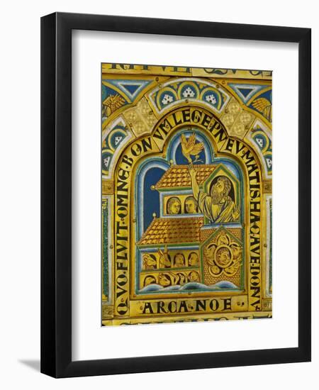 Noah's Ark and the Return of the Dove-Nicholas of Verdun-Framed Giclee Print