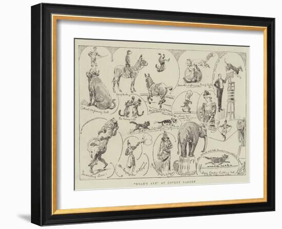 Noah's Ark at Covent Garden-Alfred Chantrey Corbould-Framed Giclee Print