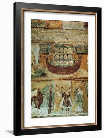 Noah's Ark During the Flood, circa 1100-null-Framed Giclee Print