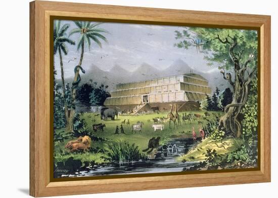 Noah's Ark, Pub. by Currier and Ives, New York-Napoleon Sarony-Framed Premier Image Canvas