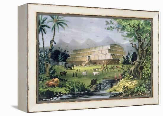 Noah's Ark, Pub. by Currier and Ives, New York-Napoleon Sarony-Framed Premier Image Canvas