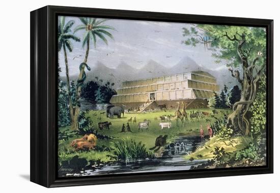 Noah's Ark, Pub. by Currier and Ives, New York-Napoleon Sarony-Framed Premier Image Canvas