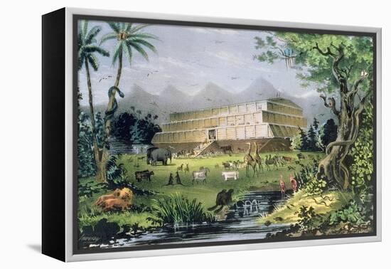 Noah's Ark, Pub. by Currier and Ives, New York-Napoleon Sarony-Framed Premier Image Canvas