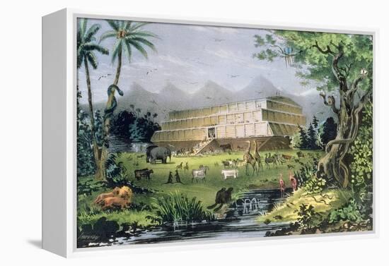 Noah's Ark, Pub. by Currier and Ives, New York-Napoleon Sarony-Framed Premier Image Canvas