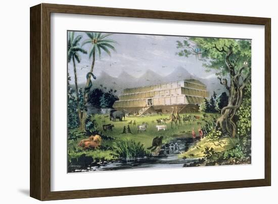 Noah's Ark, Pub. by Currier and Ives, New York-Napoleon Sarony-Framed Giclee Print