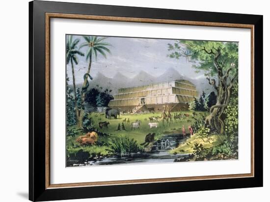 Noah's Ark, Pub. by Currier and Ives, New York-Napoleon Sarony-Framed Giclee Print