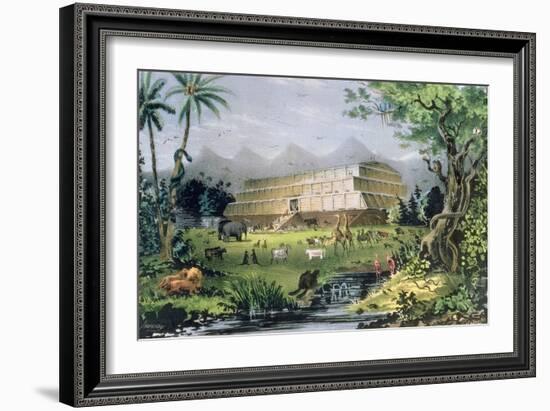 Noah's Ark, Pub. by Currier and Ives, New York-Napoleon Sarony-Framed Giclee Print