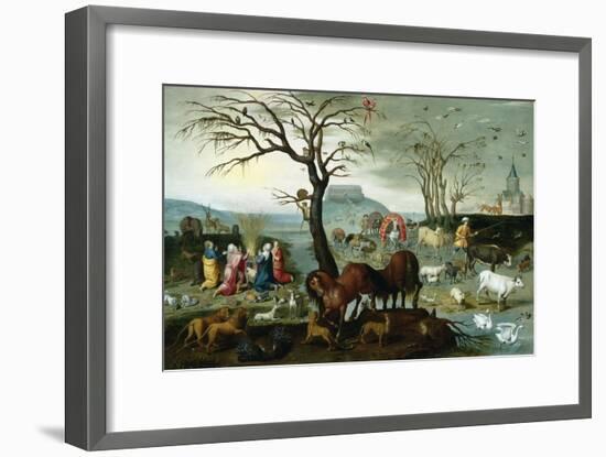 Noah's Ark-The Animals Leave the Ark-Jacob Bouttats-Framed Giclee Print