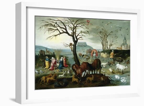 Noah's Ark-The Animals Leave the Ark-Jacob Bouttats-Framed Giclee Print