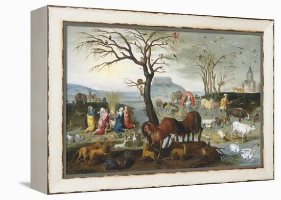 Noah's Ark: The Animals Leave the Ark-Jacob Bouttats-Framed Premier Image Canvas