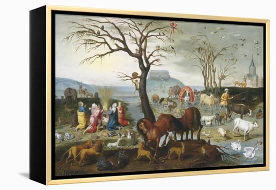 Noah's Ark: The Animals Leave the Ark-Jacob Bouttats-Framed Premier Image Canvas