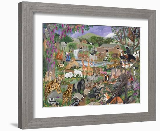 Noah’s Ark-Carol Salas-Framed Giclee Print