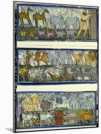 Noah's Ark-Leslie Xuereb-Mounted Giclee Print