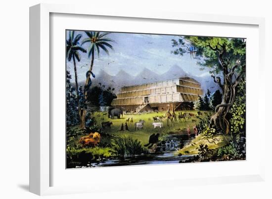 Noah's Ark-Currier & Ives-Framed Giclee Print