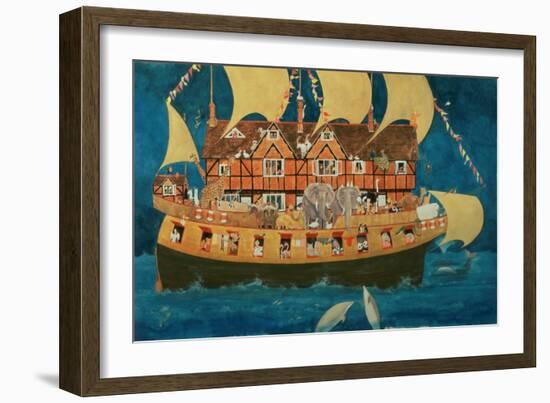 Noah's Ark-Linda Benton-Framed Giclee Print