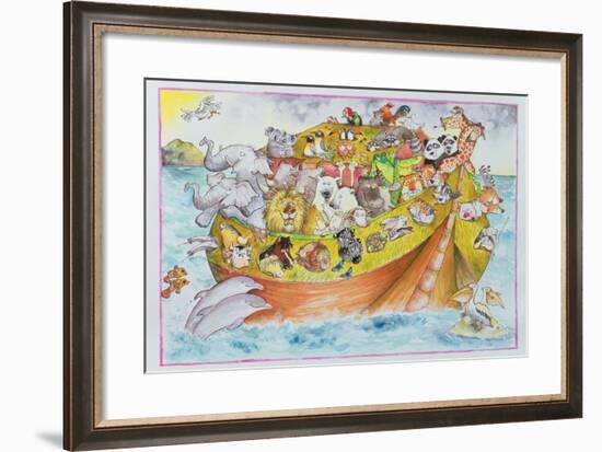 Noah's Crazy Ark, 1999-Maylee Christie-Framed Giclee Print