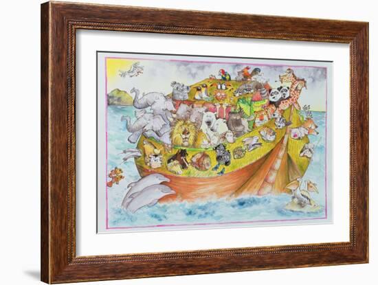 Noah's Crazy Ark, 1999-Maylee Christie-Framed Giclee Print