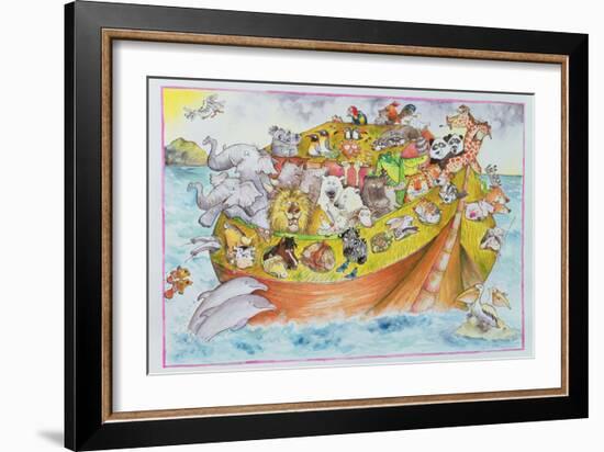 Noah's Crazy Ark, 1999-Maylee Christie-Framed Giclee Print