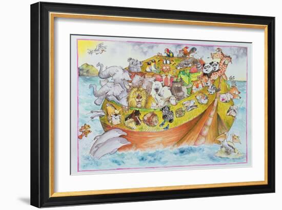 Noah's Crazy Ark, 1999-Maylee Christie-Framed Giclee Print