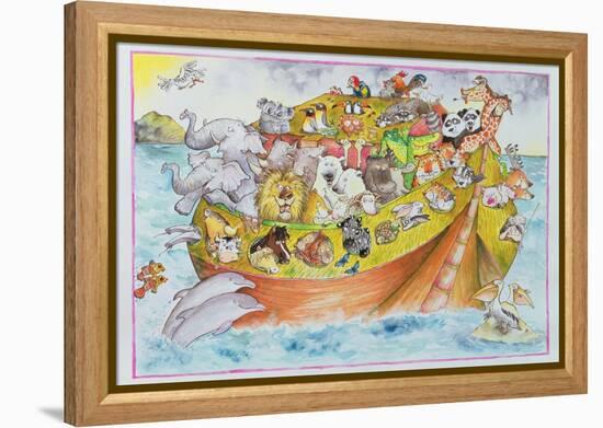 Noah's Crazy Ark, 1999-Maylee Christie-Framed Premier Image Canvas