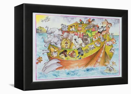 Noah's Crazy Ark, 1999-Maylee Christie-Framed Premier Image Canvas