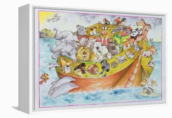 Noah's Crazy Ark, 1999-Maylee Christie-Framed Premier Image Canvas