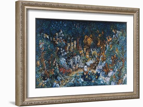 Noah's Dilemma Long-Bill Bell-Framed Giclee Print