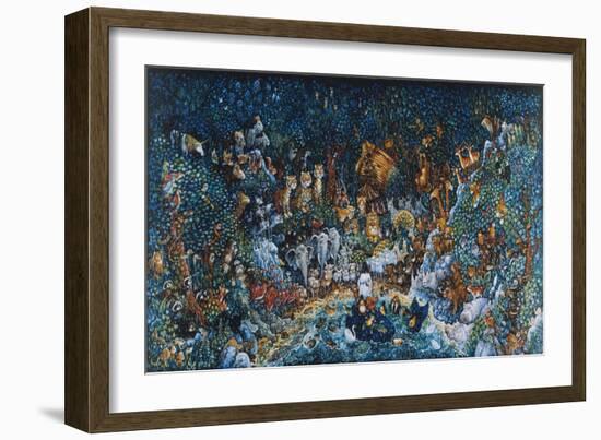 Noah's Dilemma Long-Bill Bell-Framed Giclee Print