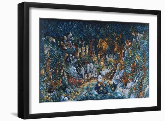 Noah's Dilemma Long-Bill Bell-Framed Giclee Print