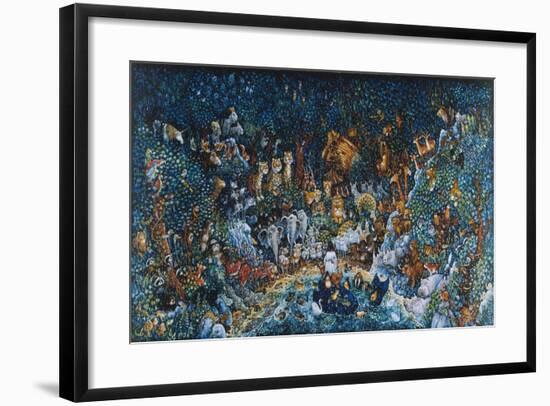 Noah's Dilemma Long-Bill Bell-Framed Giclee Print