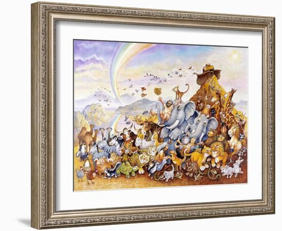 Noah's Happy Ending-Bill Bell-Framed Giclee Print