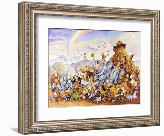 Noah's Happy Ending-Bill Bell-Framed Giclee Print