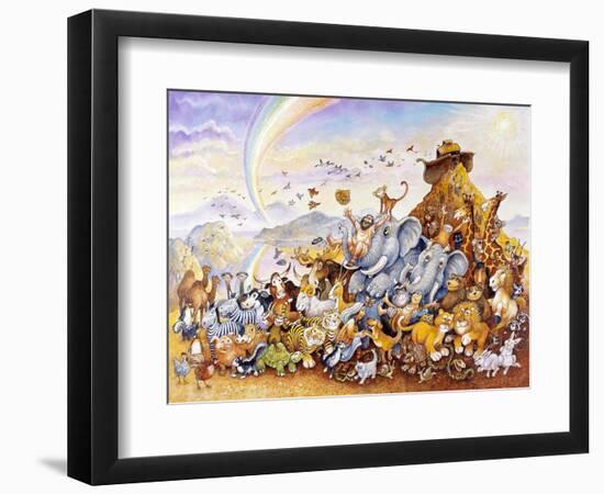 Noah's Happy Ending-Bill Bell-Framed Giclee Print