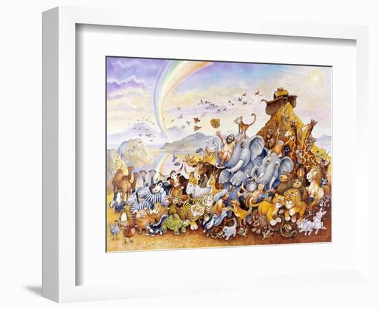 Noah's Happy Ending-Bill Bell-Framed Giclee Print