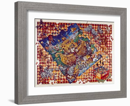 Noah's Puzzlement-Bill Bell-Framed Giclee Print