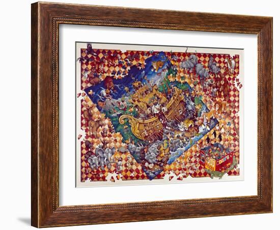 Noah's Puzzlement-Bill Bell-Framed Giclee Print