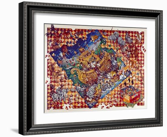 Noah's Puzzlement-Bill Bell-Framed Giclee Print