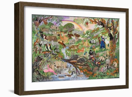 Noah’s Rainbow #5-Carol Salas-Framed Giclee Print