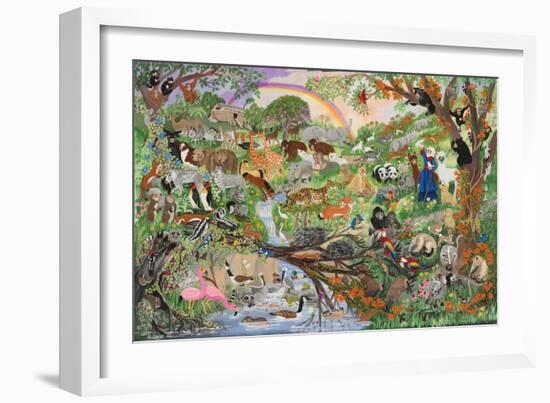 Noah’s Rainbow #5-Carol Salas-Framed Giclee Print