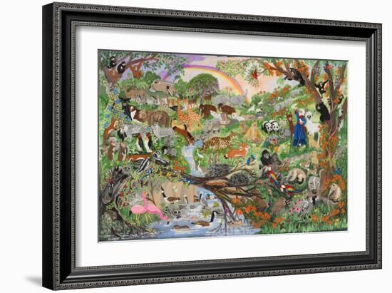 Noah’s Rainbow #5-Carol Salas-Framed Giclee Print