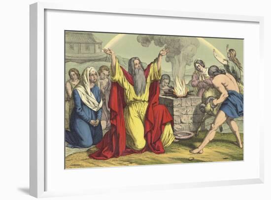 Noah's Sacrifice-null-Framed Giclee Print