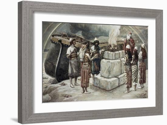 Noah's Sacrifice-James Jacques Joseph Tissot-Framed Giclee Print