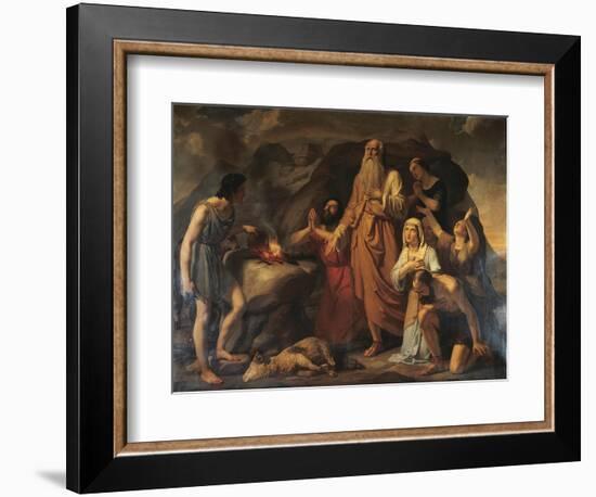 Noah's Sacrifice-Carlo Bellosio-Framed Giclee Print