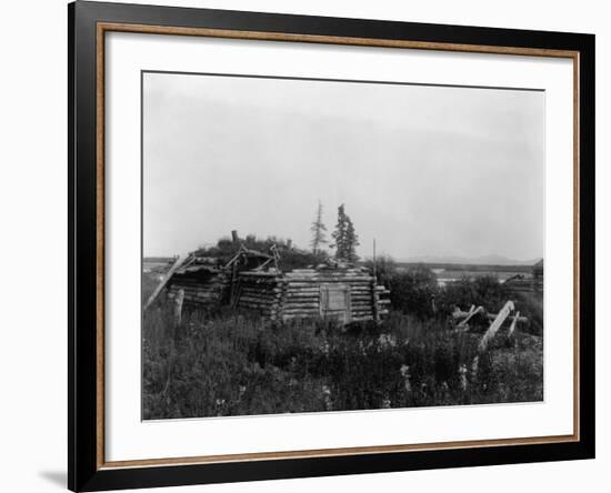 Noatak Home-Edward S. Curtis-Framed Photographic Print