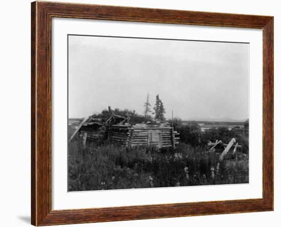 Noatak Home-Edward S. Curtis-Framed Photographic Print
