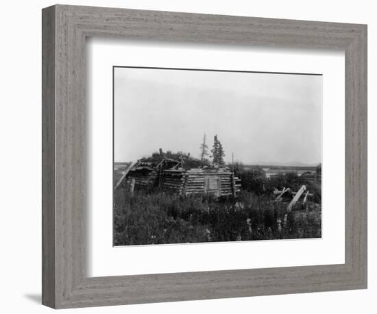 Noatak Home-Edward S. Curtis-Framed Photographic Print