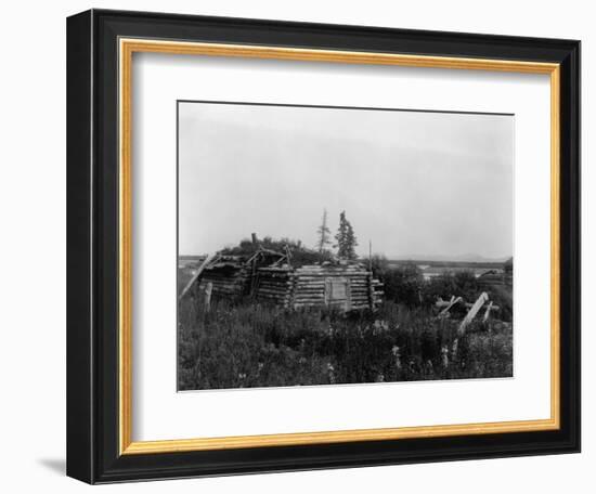 Noatak Home-Edward S. Curtis-Framed Photographic Print